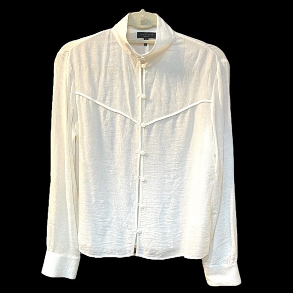 rag & bone white Libby top EUC - Picture 4 of 8